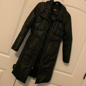 Black winter coat -